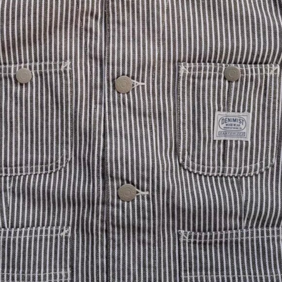 NWT Denimist Slim Chore Jacket Railroad Grey Classic - Picture 9 of 10